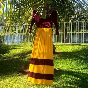 Coveted Clothing Game day Maxi Dress